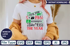 It's The Most Wonderful Time Of The Year SVG Cut File Product Image 1