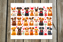 Valentine dogs | 4 love Skinny tumbler designs Product Image 2