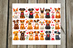 Valentine dogs | 4 love Skinny tumbler designs Product Image 2