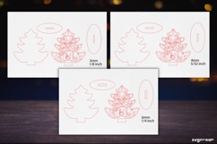 Christmas Tree Stands SVG Bundle | Glowforge | Laser Cut Product Image 3