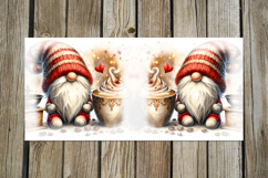 Coffee Gnome | 4 Watercolor Mug sublimation designs PLUS2 Product Image 2