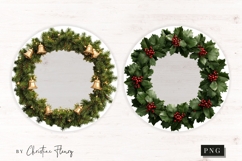 4 Christmas Photo Ornament PNG Product Image 3