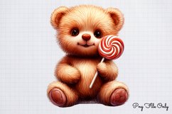 Lollipop Animals Clipart PNG Product Image 1