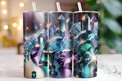 Gemstones Tumbler Wrap | Sublimation | Tumblers Product Image 1