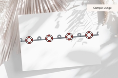 Seamless Nautical Border SVG Bundle | 10 Ocean Designs Product Image 6