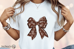 Luxury Brown Bow PNG Chic Fashion Ribbon Elegant Design Product Image 7