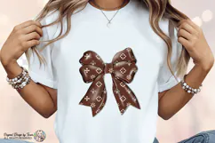 Luxury Brown Bow PNG Chic Fashion Ribbon Elegant Design Product Image 7