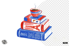 Summer Café Moments Parisian Clipart Product Image 1