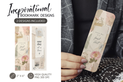 Vintage Floral Bookmark Designs Aesthetic beige collage Product Image 1