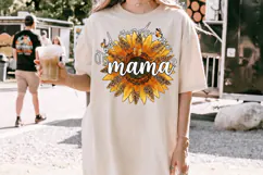 God made me a Mama PNG sublimation | Mother's Day PNG T-Shir Product Image 3