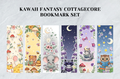 Kawaii Fantasy Cottagecore Bookmark Set,Magical Mushroom Art Product Image 6