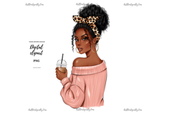 Black Woman Illustration | Boss Lady PNG Product Image 2