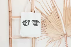 Detroit Cut File | Sunglasses Word Art Product Image 3