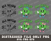 Funny Six Seven lucky shamrock SVG PNG St Patricks Day Shirt Product Image 4