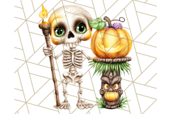 Summerween Beach Party Clipart PNG, Halloween Beach Art Product Image 2