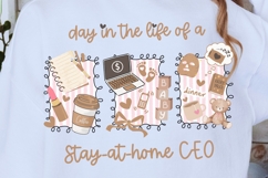 Coquette Day in the Life of a Stay-at-Home CEO Mom PNG DIY Product Image 3