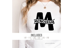 Witchink Split Monogram Font SVG Letters for Cricut Projects Product Image 2