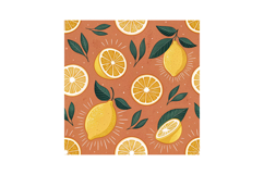 Solar-Preserved Lemons Digital Paper, Seamless Pattern Product Image 6