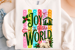Joy to the World Nativity Christmas PNG Product Image 1