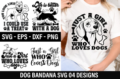 Dog Bandana SVG Design - You look like i could use a treat Product Image 1