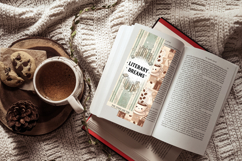 Vintage Bookish Coffee Animal Bookmark Set,Nostalgic Library Product Image 6