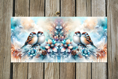 Christmas birds | 4 Xmas Sublimation Mug design PL Product Image 2