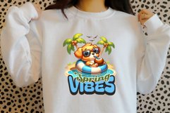 Spring Vibes T-Shirt Design PNG Product Image 1