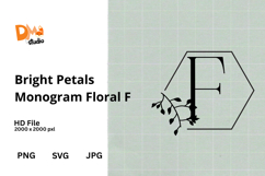 Bright Petals Monogram Floral Product Image 1