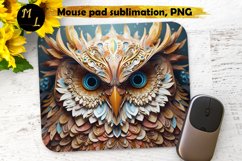 Owl Mouse pad design,Summer mousepad png Product Image 1