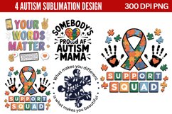 Autism Sublimation Bundle PNG Product Image 5