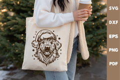 Dog laser SVG PNG| Christmas Cutting Board Design Product Image 6