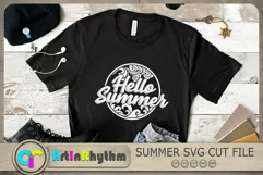 Hello Summer Svg, Summer Svg, Summer T-shirt Design Product Image 3