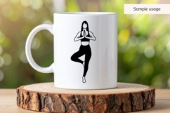 Yoga SVG Bundle, Meditation Clipart Product Image 4