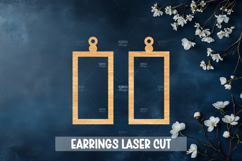 Style Laser Cut Earrings SVG File Product Image 1