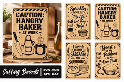 Funny Baking Quotes Cutting Board SVG PNG Product Image 1