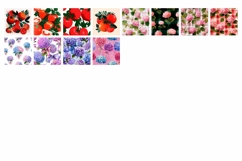 Vintage Flowers Pillow Designs, Flowers Pillow Bundle Product Image 6