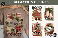 4 Vintage Christmas PNG Sublimation Product Image 1