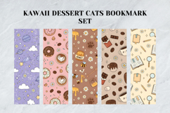 Kawaii Dessert Cats Bookmark Set,Cute Sweet Treat Kittens Product Image 6