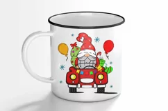 Christmas Gnome Santa by car, Santana car, Christmas Product Image 3