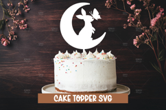 9 Bunny cake topper SVG I Cake topper SVG Product Image 3