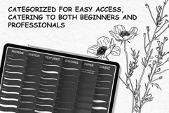 100 Fine Line Brushes for Procreate Product Image 6