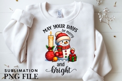 Snowman png design for T-shirts Product Image 3