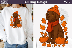 Fall Dogs Clipart | Autumn Puppy Sublimation Bundle Product Image 8