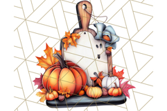 Fall Cottagecore Kitchen Clipart, Cozy Autumn Kitchen PNG Product Image 2