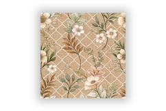 Bronze Toile Digital Paper Pack, Vintage Floral Toile Product Image 6