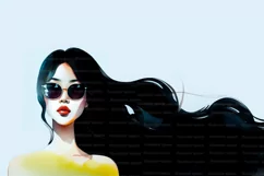Asian art 10 PNG, Asian art print, Korean wall art Product Image 6