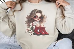 Anti Valentine girl Clipart PNG Product Image 1