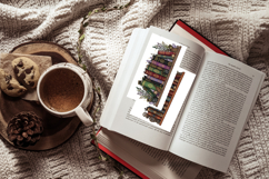 Fantastic Bookshelf Horizontal Bookmark Set,Magical Library Product Image 6
