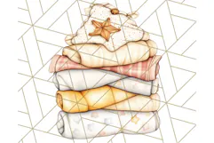 Cozy Laundry Day Clipart PNG Pastel Home Decor, Home Png Product Image 2