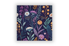 Cool Trendy Wildflowers Seamless Pattern, Modern Floral Product Image 6